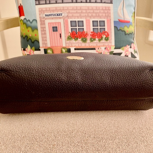 Coach east west pebbled leather Celeste bag in navy - Picture 6 of 15